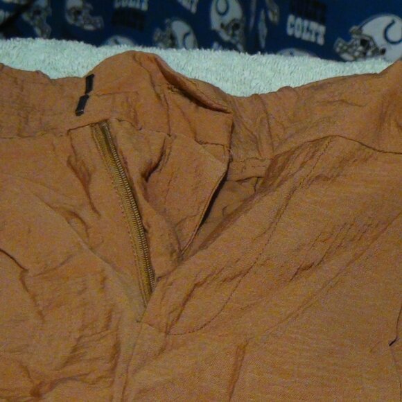 A New Day Womens High Rise Wide Leg Casual Pants Brown Brass Pockets Size 6 - Picture 2 of 16